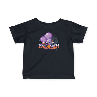 Infant Fine Jersey Tee - Happy holloween - spider kiddo - [[{"value":"Wonderwear Kid"}]]