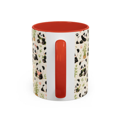 Accent Coffee Mug  (11/15 oz) - baby pandas