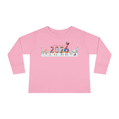 Toddler Long Sleeve Tee - Happy 2026 - [[{"value":"Wonderwear Kid"}]]