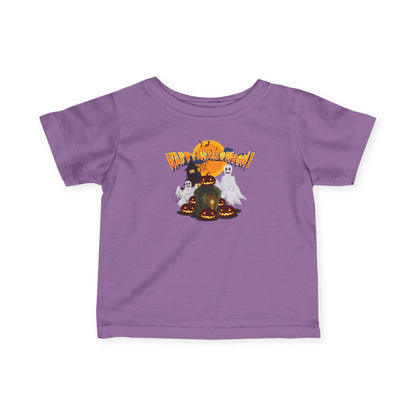 Infant Fine Jersey Tee - Happy holloween - cemetery - [[{"value":"Wonderwear Kid"}]]