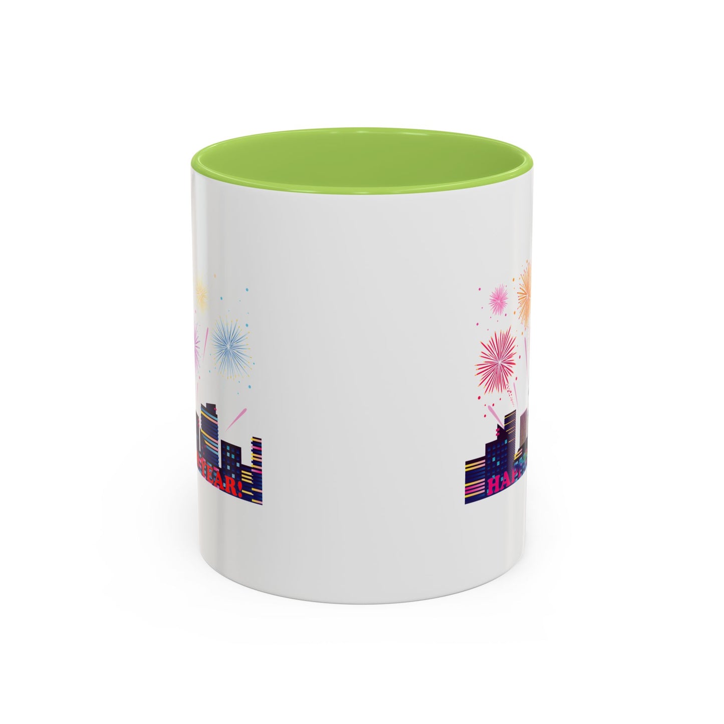 Accent Coffee Mug - Super kiddo with fireworks with text