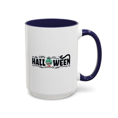 Accent Coffee Mug - Happy halloween by super kiddo Printify