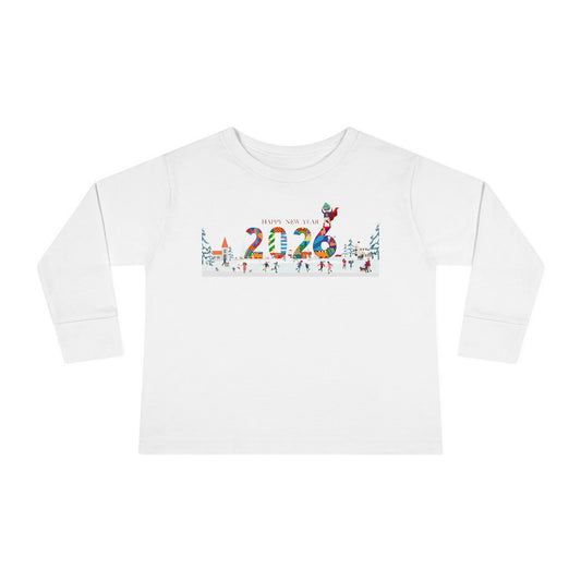 Toddler Long Sleeve Tee - Happy 2026 - [[{"value":"Wonderwear Kid"}]]