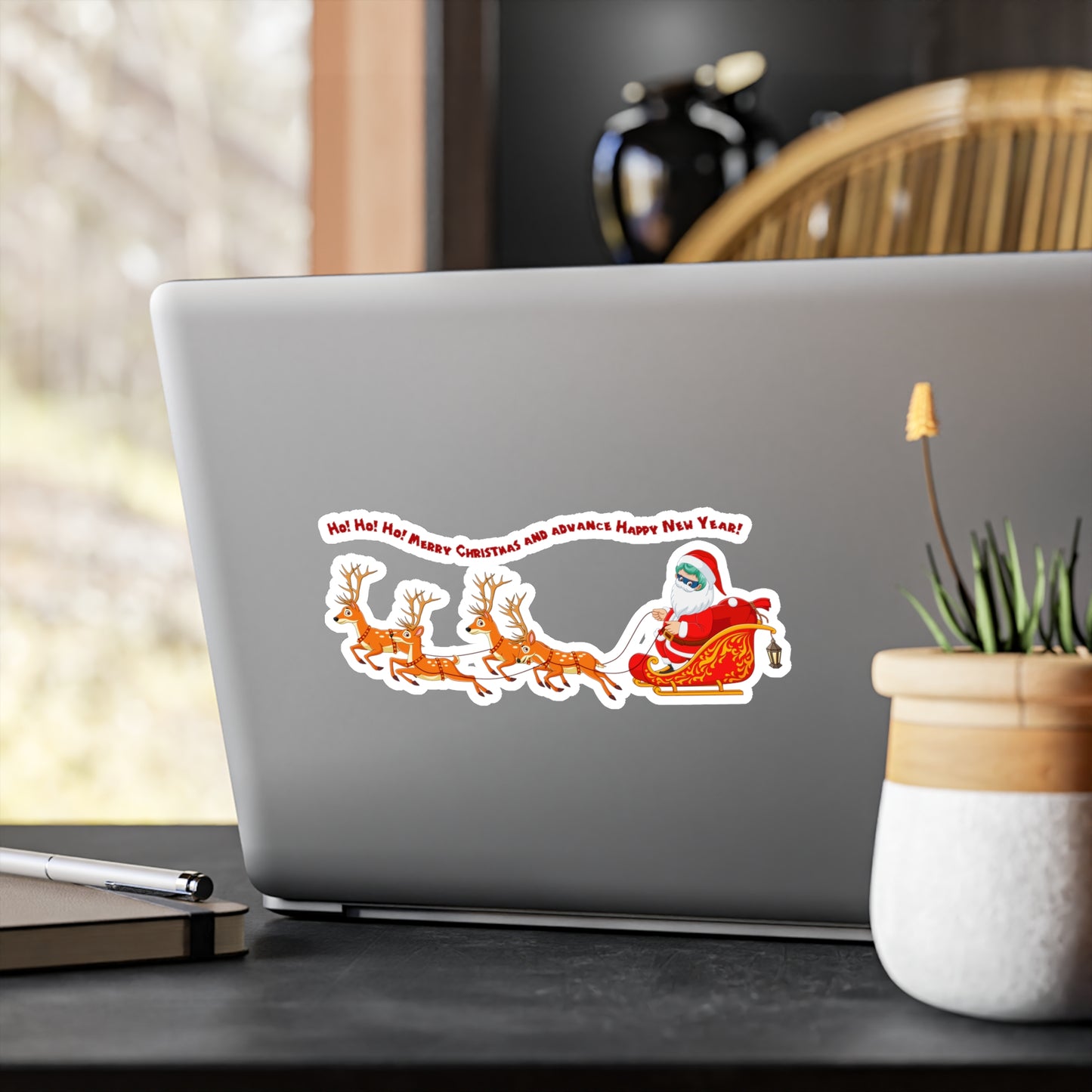 Christmas Kiss-Cut Vinyl Decals – Santa kiddo - [[{"value":"Wonderwear Kid"}]]