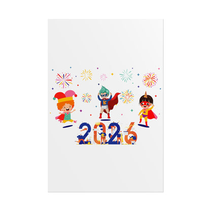 Rolled Posters - Super kiddo and other hero - [[{"value":"Wonderwear Kid"}]]