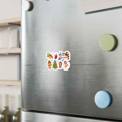 Christmas Kiss-Cut Vinyl Decals – Merry christmas from super kid - [[{"value":"Wonderwear Kid"}]]