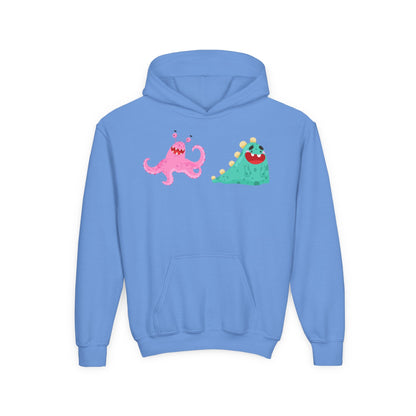 Youth Heavy Blend Hooded Sweatshirt - Joyful monster Printify