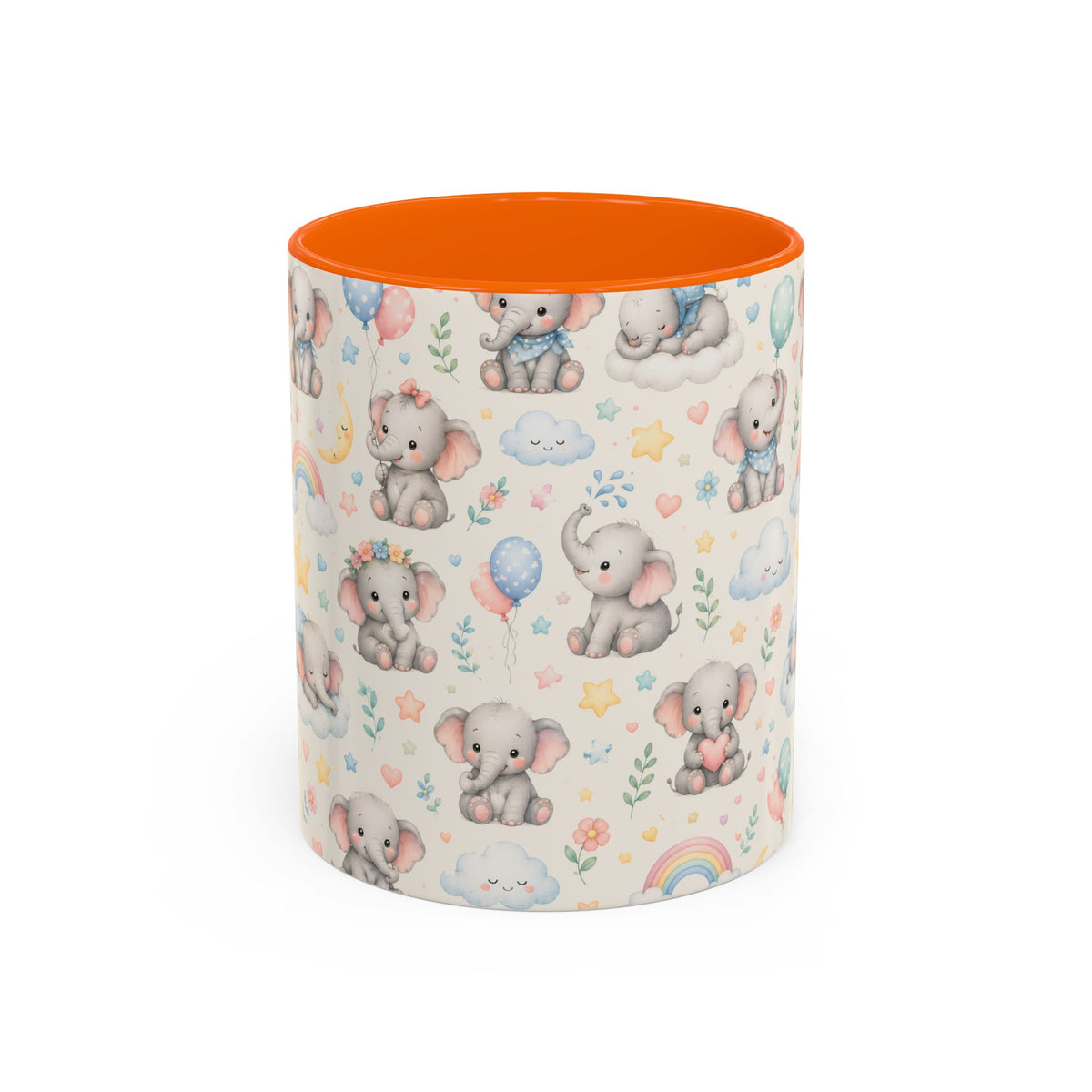 Accent Coffee Mug  (11/15 oz) - Baby Elephant Nursery