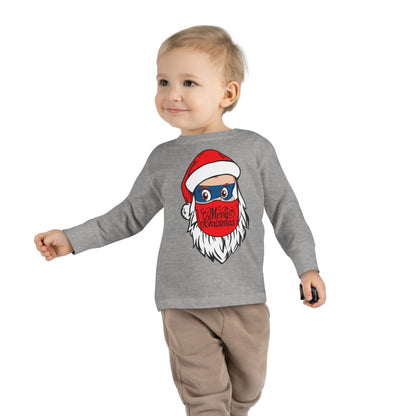 Toddler Long Sleeve Tee - Santa Super kiddo - [[{"value":"Wonderwear Kid"}]]