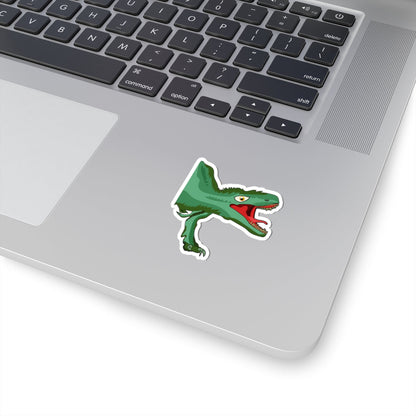 Kiss-Cut Vinyl Decals - Tyrannosaurus hunting Printify