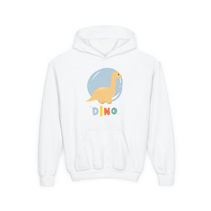 Kids Dino Embrace Hoodie Printify
