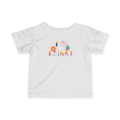 Infant Fine Jersey Tee - Super kiddo lighting fireworks - [[{"value":"Wonderwear Kid"}]]