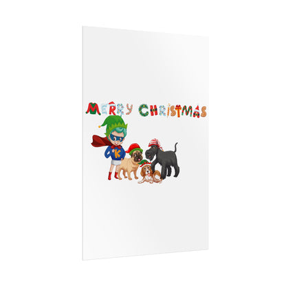 Rolled Posters - Super kiddo woith pet friends - [[{"value":"Wonderwear Kid"}]]