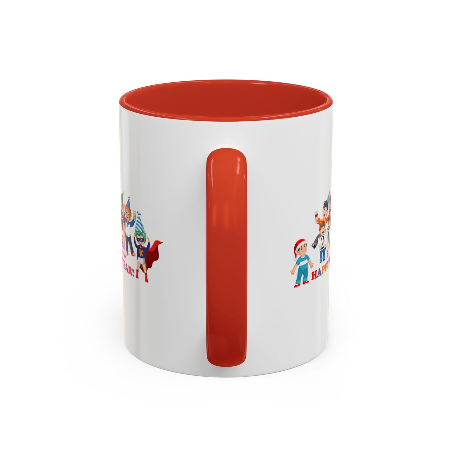 Accent Coffee Mug - Happy new year from super kiddo
