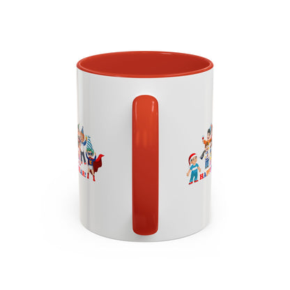 Accent Coffee Mug - Happy new year from super kiddo - [[{"value":"Wonderwear Kid"}]]