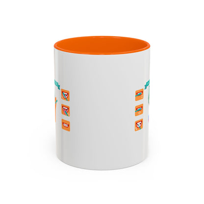 Accent Coffee Mug - Super kiddo how to brush teeth - [[{"value":"Wonderwear Kid"}]]