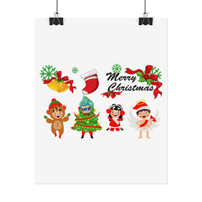 Rolled Posters - Merry christmas from super kid - [[{"value":"Wonderwear Kid"}]]
