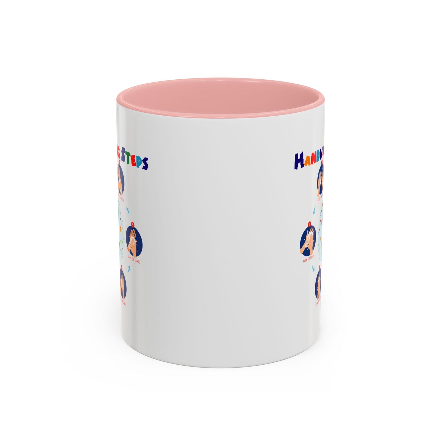 Accent Coffee Mug - Super kiddo how to wash hand properly