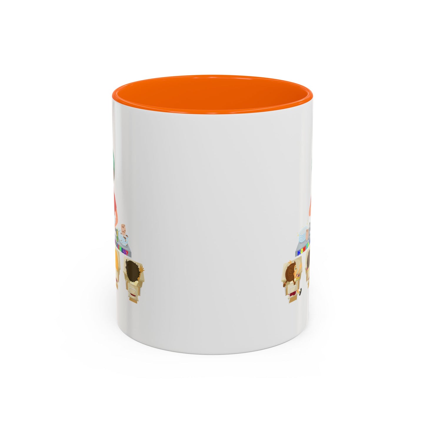 Accent Coffee Mug - Little kiddo teaching to wash dishes