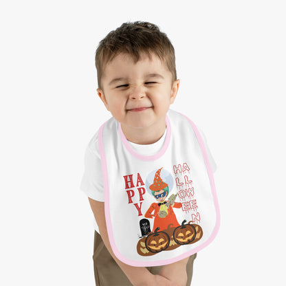Baby Bib - Holloween design by super kiddo Printify