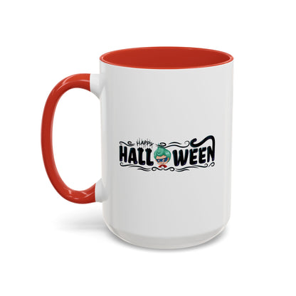 Accent Coffee Mug - Happy halloween by super kiddo Printify