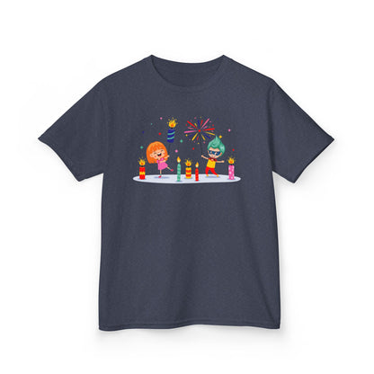 Kids Heavy Cotton™ Tee - Super kiddo lighting fireworks - [[{"value":"Wonderwear Kid"}]]