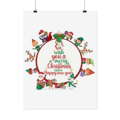 Rolled Posters - We wish you a merry christmas - [[{"value":"Wonderwear Kid"}]]