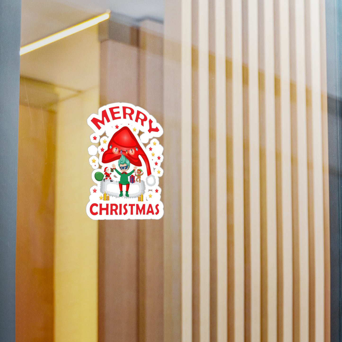 Christmas Kiss-Cut Vinyl Decals – Merry christmas - [[{"value":"Wonderwear Kid"}]]