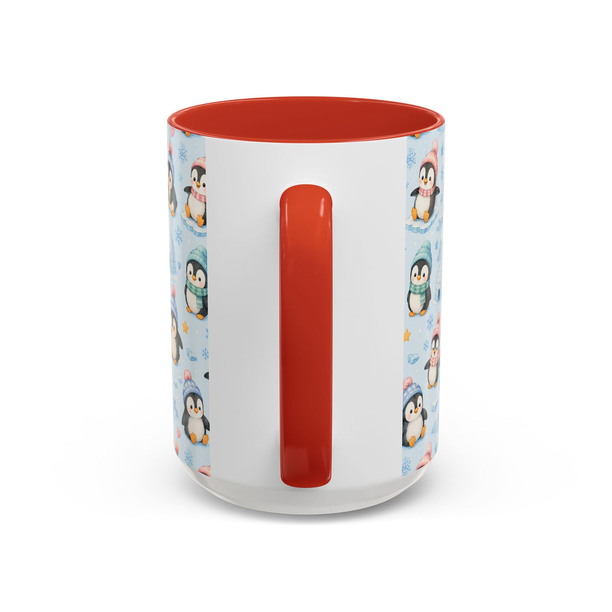 Accent Coffee Mug  (11/15 oz) - Penguin Winter Wonderland