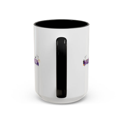 Accent Coffee Mug - Holloween word Printify