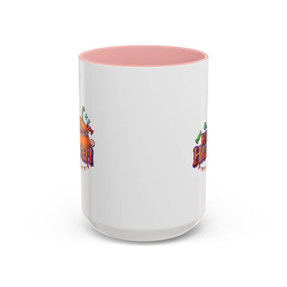 Accent Coffee Mug - Happy halloween banner Printify