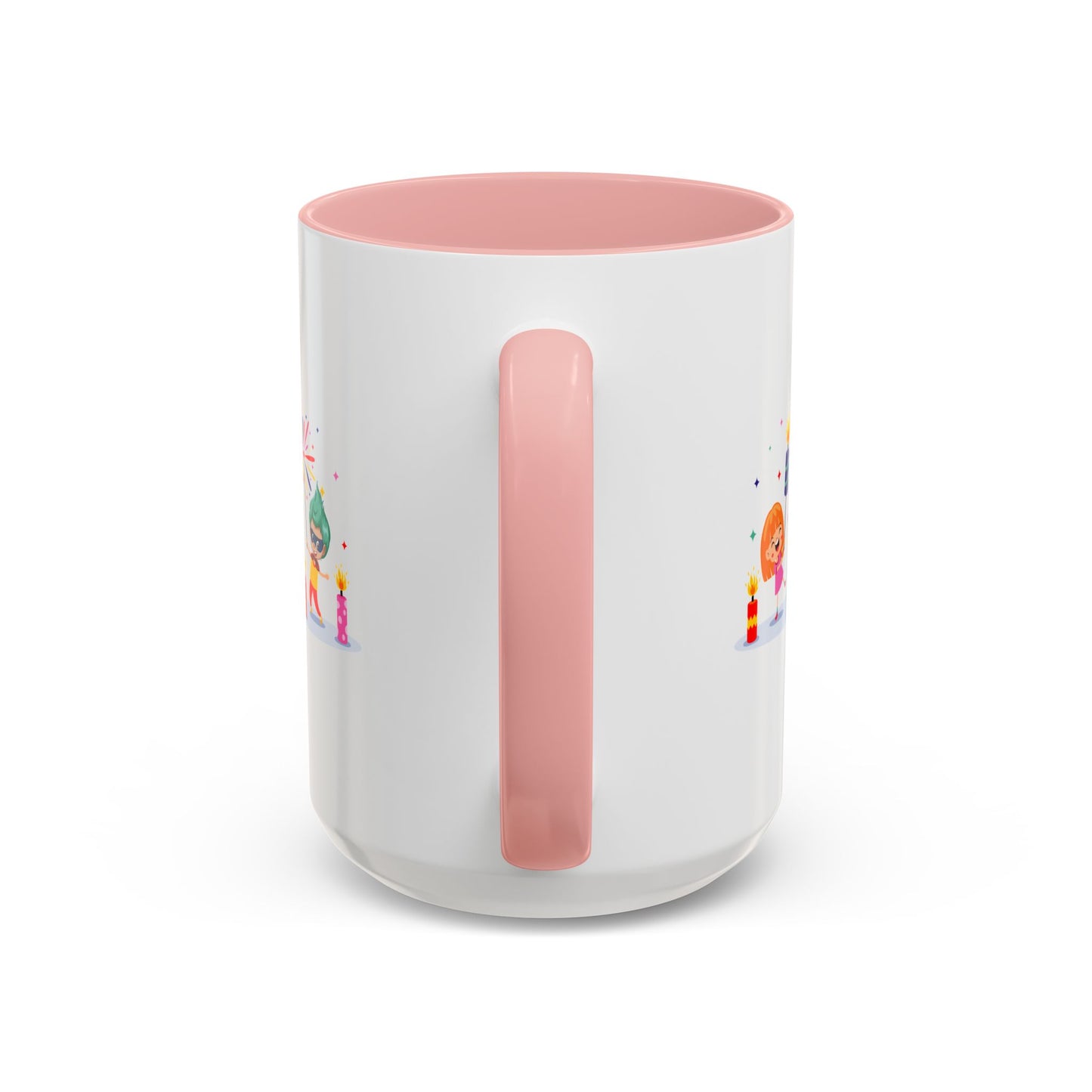 Accent Coffee Mug - Super kiddo lighting fireworks