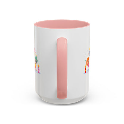Accent Coffee Mug - Super kiddo lighting fireworks - [[{"value":"Wonderwear Kid"}]]