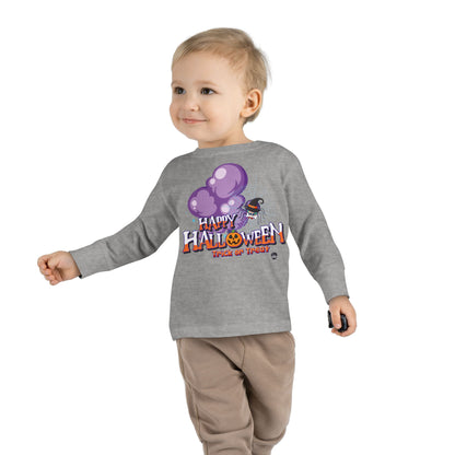 Toddler Long Sleeve Tee - Happy holloween - spider kiddo - [[{"value":"Wonderwear Kid"}]]