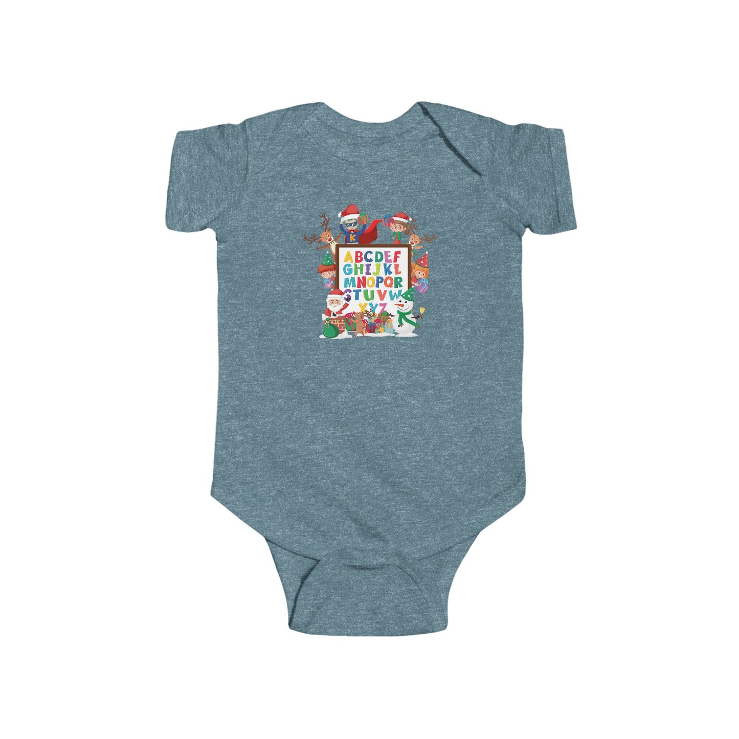 Infant Bodysuit - Christmas alphabet with super kiddo - [[{"value":"Wonderwear Kid"}]]