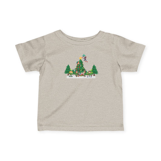 Infant Fine Jersey Tee - Super kiddo putting the stars - [[{"value":"Wonderwear Kid"}]]