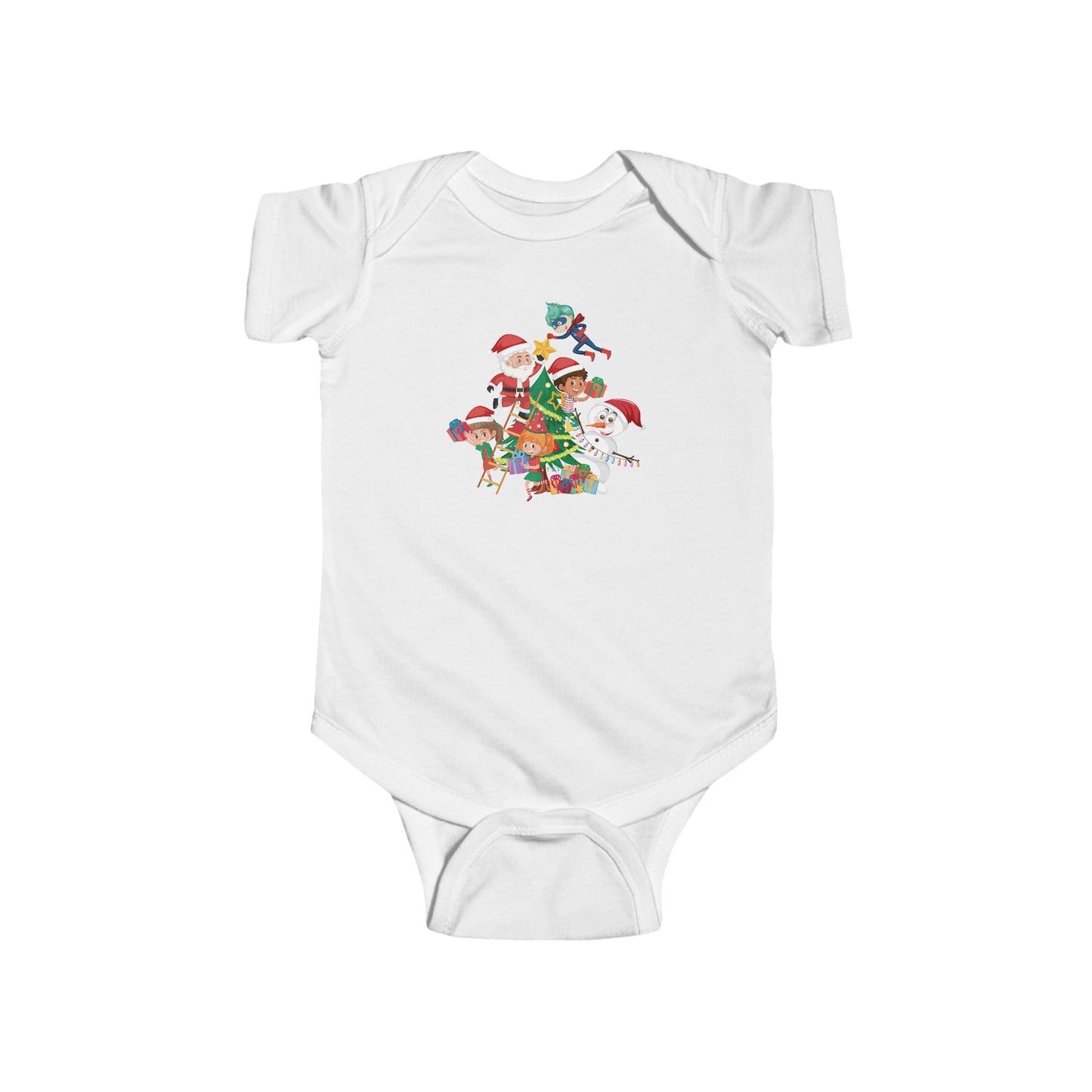 Infant Bodysuit - Super kiddo making christmas tree - [[{"value":"Wonderwear Kid"}]]
