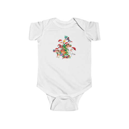 Infant Bodysuit - Super kiddo making christmas tree - [[{"value":"Wonderwear Kid"}]]