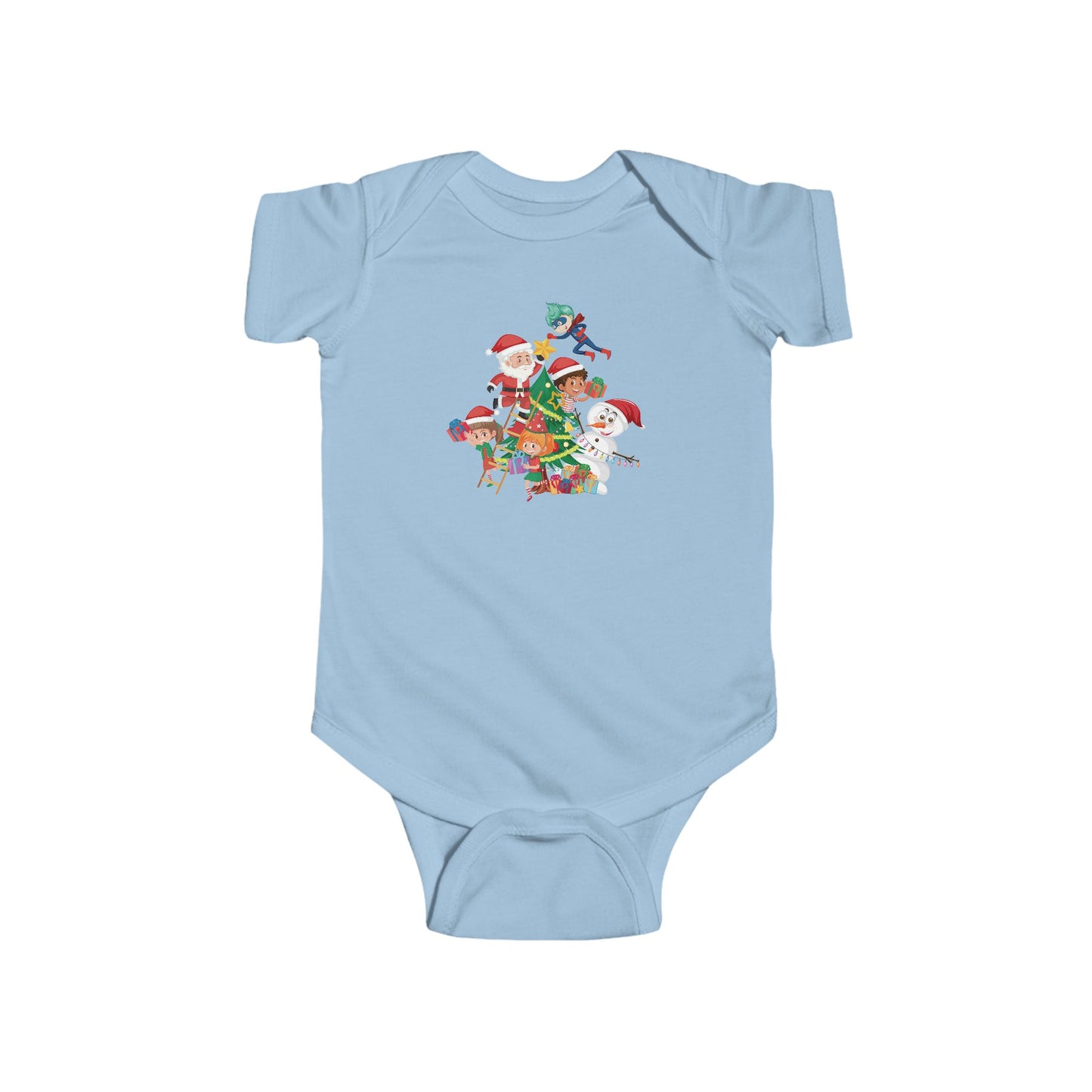 Infant Bodysuit - Super kiddo making christmas tree - [[{"value":"Wonderwear Kid"}]]