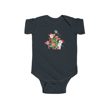Infant Bodysuit - Super kiddo making christmas tree - [[{"value":"Wonderwear Kid"}]]