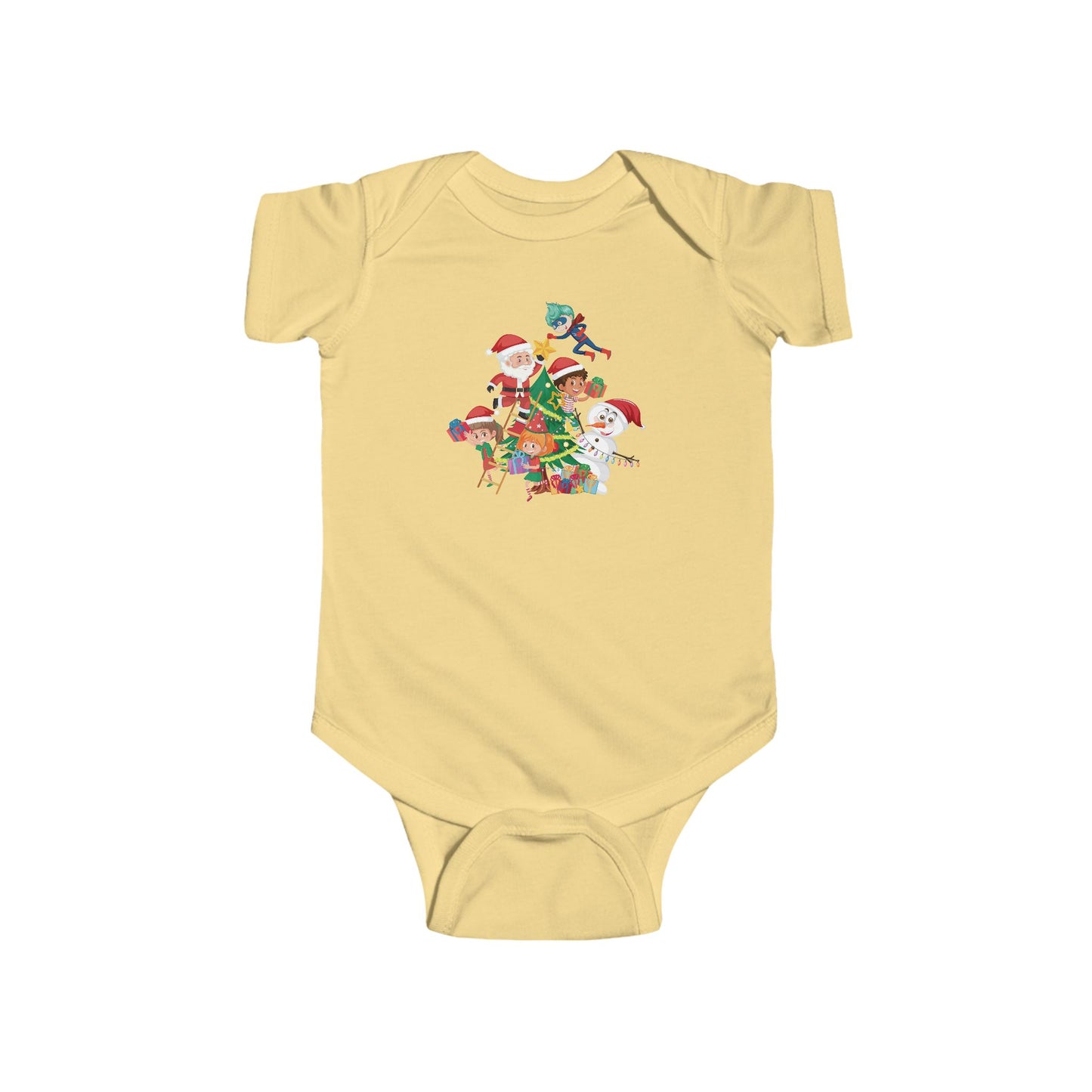 Infant Bodysuit - Super kiddo making christmas tree - [[{"value":"Wonderwear Kid"}]]