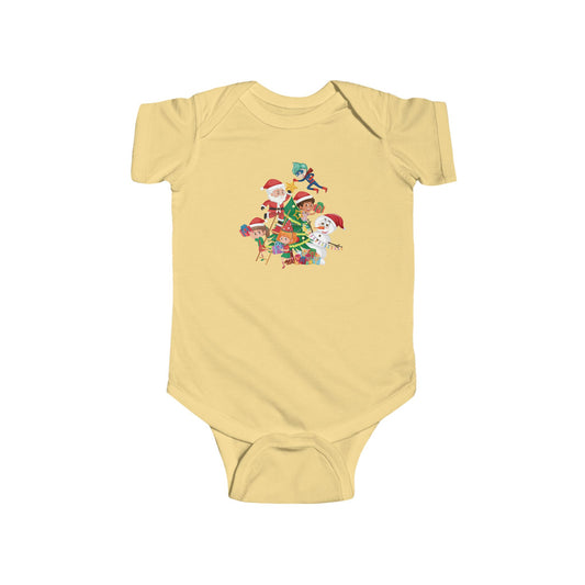 Infant Bodysuit - Super kiddo making christmas tree - [[{"value":"Wonderwear Kid"}]]