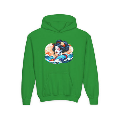 Kids Japanese Beauty Hoodie Printify