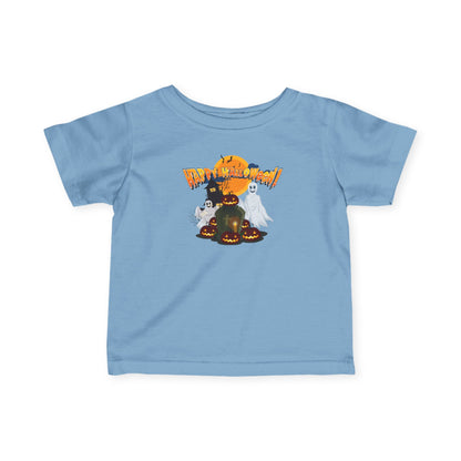 Infant Fine Jersey Tee - Happy holloween - cemetery - [[{"value":"Wonderwear Kid"}]]
