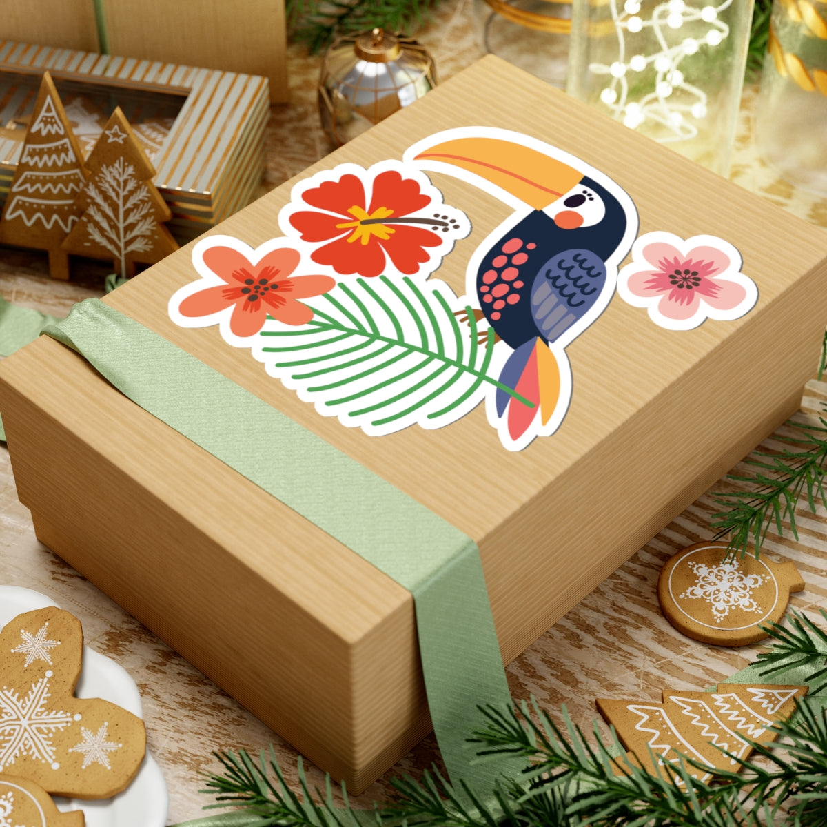 Kiss-cut stickers - Toucan bird
