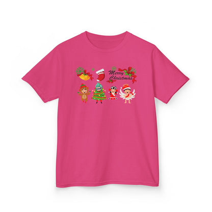 Kids Heavy Cotton™ Tee - Merry christmas from super kid - [[{"value":"Wonderwear Kid"}]]