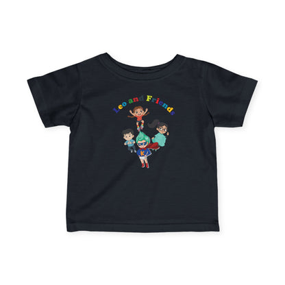 Infant Fine Jersey Tee - Leo & Friends - [[{"value":"Wonderwear Kid"}]]