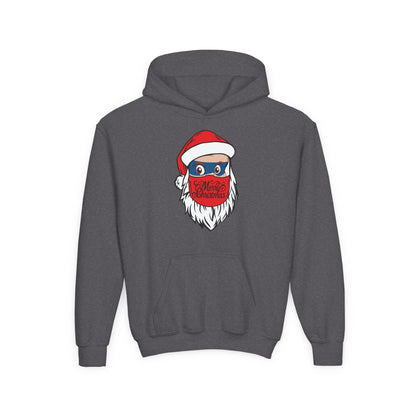 Youth Heavy Blend Hooded Sweatshirt - Santa Super kiddo - [[{"value":"Wonderwear Kid"}]]