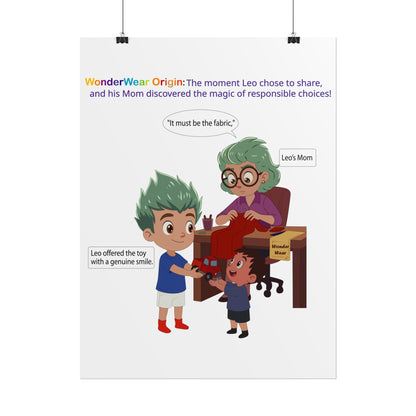 Rolled Posters - WonderWear Origin - [[{"value":"Wonderwear Kid"}]]