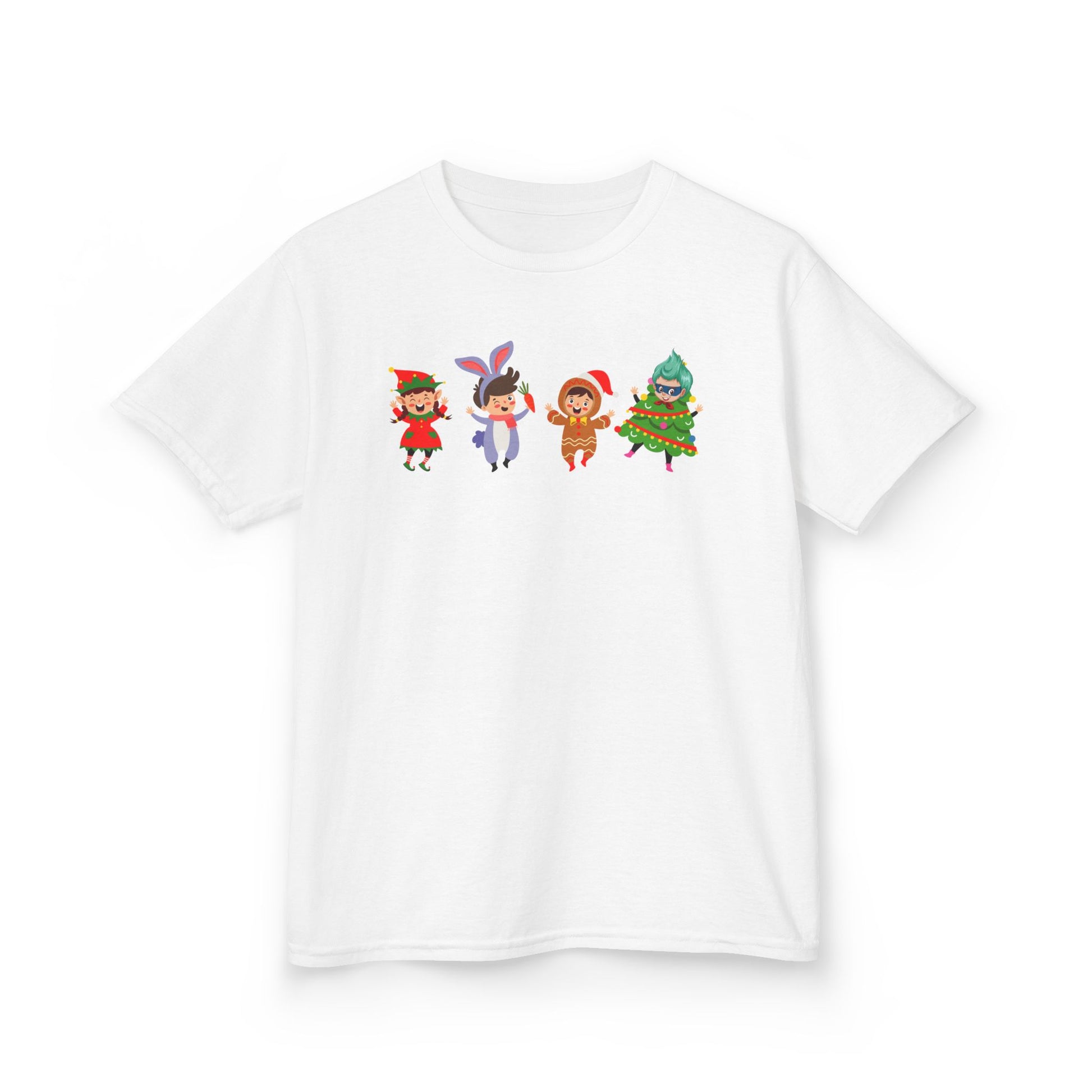 Kids Heavy Cotton™ Tee - Super kiddo in christmas tree attire - [[{"value":"Wonderwear Kid"}]]